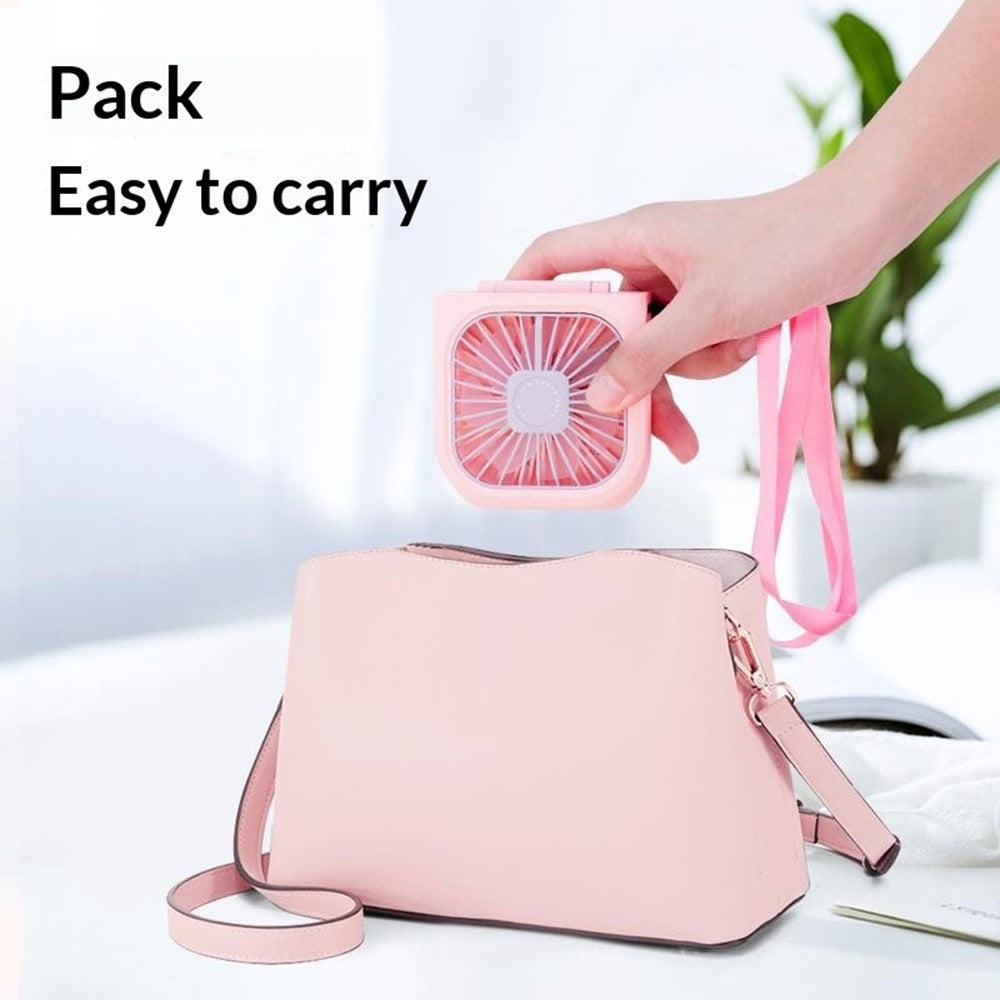 F20 Mini Foldable Neck & Handheld Fan