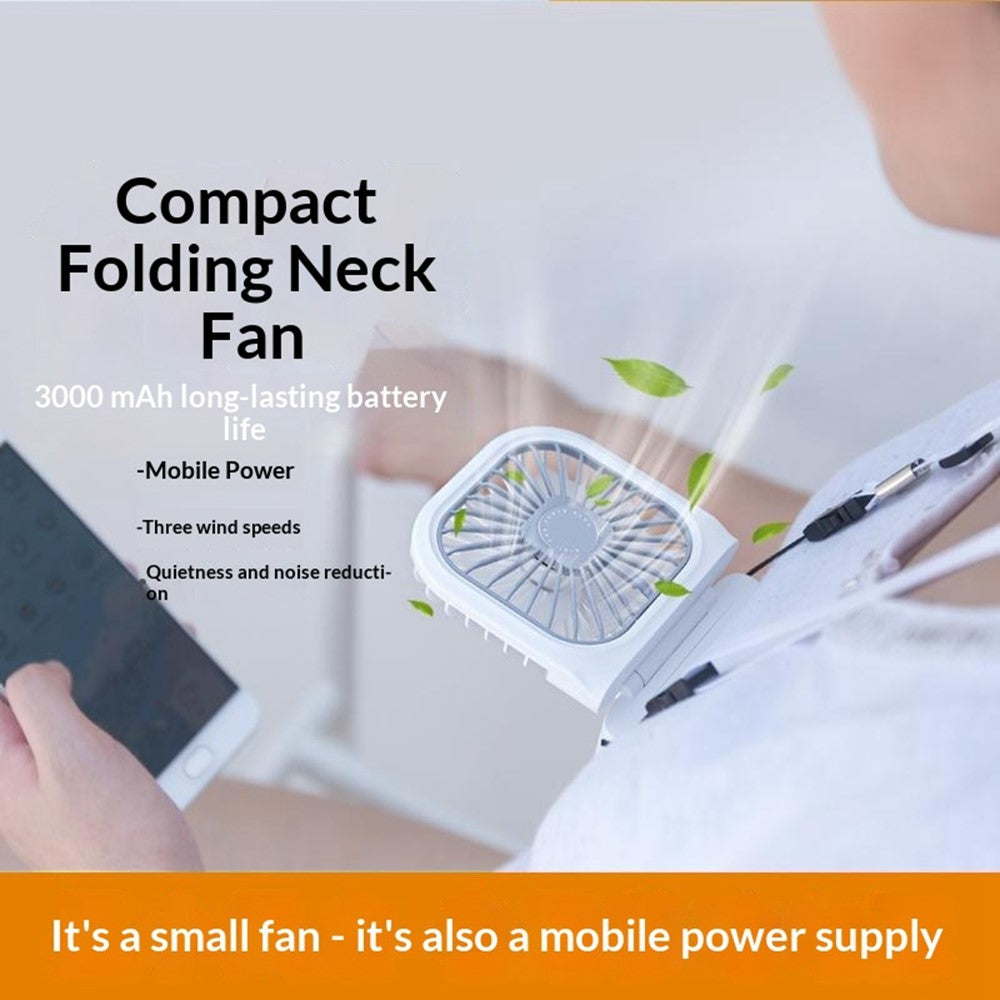 F20 Mini Foldable Neck & Handheld Fan