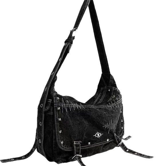 Large capacity denim bag