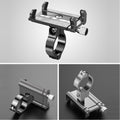 GUB G-81 Aluminum Bicycle Phone Holder Adjustable Support Bike Phone Stand Mount for 3.0-6.8 inch Smartphone