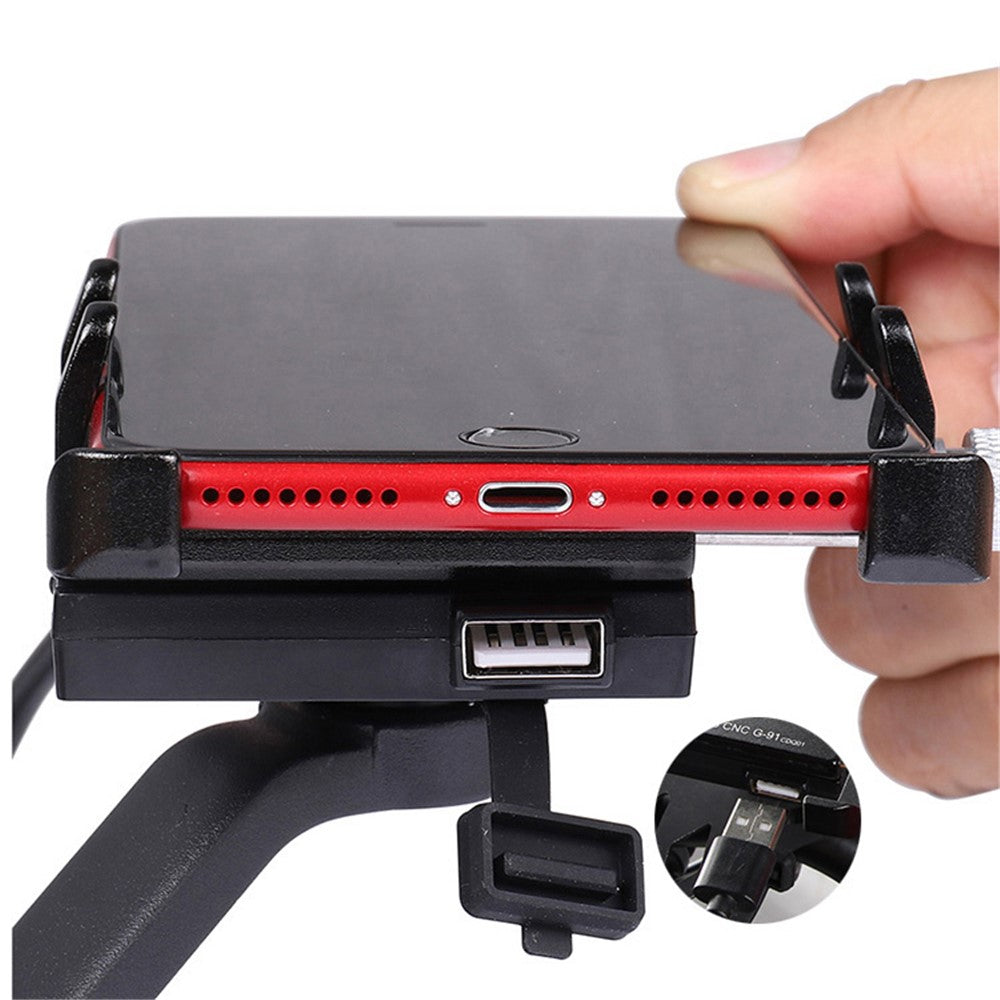 GUB G-91 Road Bike Phone Mount Stable Holder Bicycle Electric Motorcycle Scooter Phone Fixed Bracket