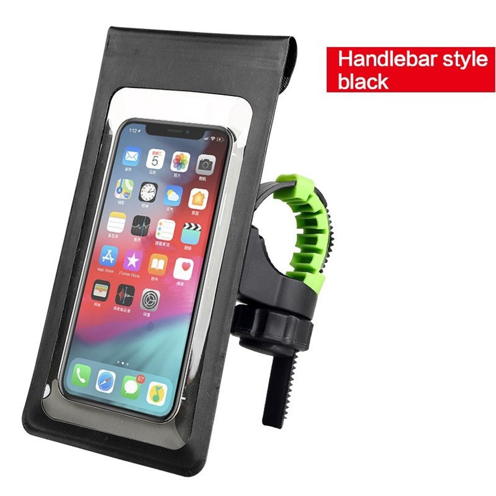 Waterproof Bicycle Bike Phone Case for 6.0 inch phones, Touch Screen 360 Rotation Motorcycle Phone Holder