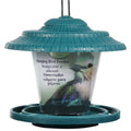 Transparent Bird Feeder Waterproof Hanging Feeding Station for Outdoor Balcony Garden Patio Backyard