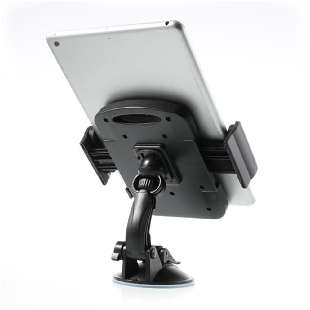 Black Universal 360 Degree Rotating Sucker Car Tablet Holder 7-11 inch Tablet Bracket