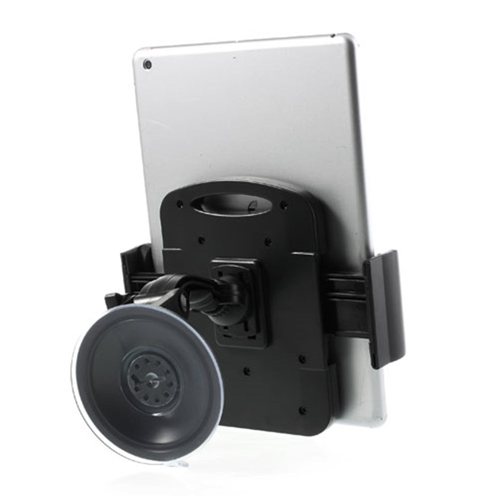 Black Universal 360 Degree Rotating Sucker Car Tablet Holder 7-11 inch Tablet Bracket