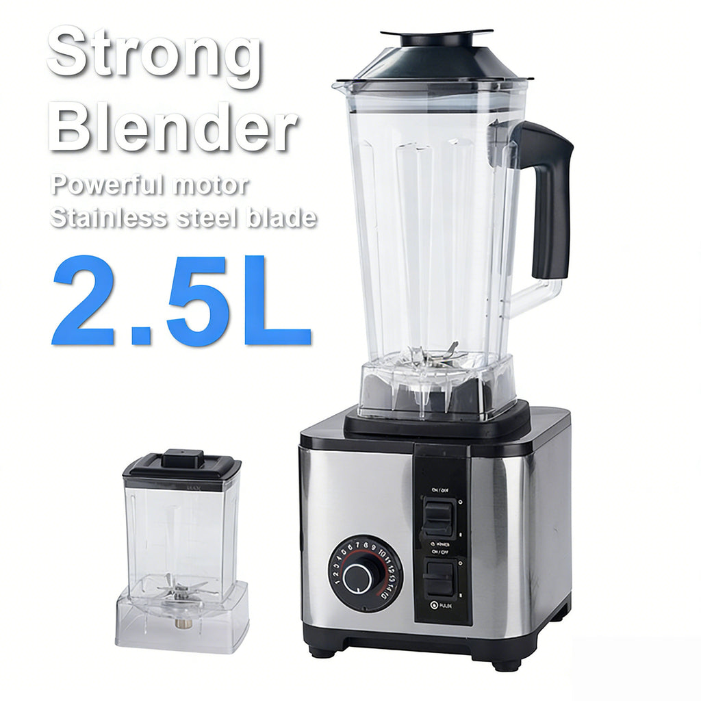 Blender commercial stainless steel high-power pure copper mixer, meat crusher, ice juicer