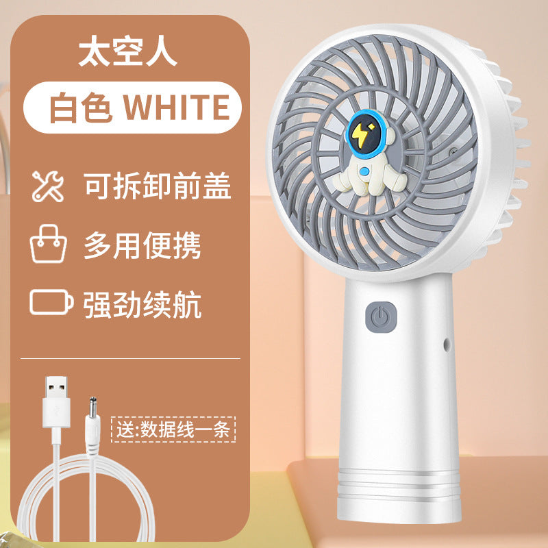 High-Speed Handheld Mini Fan with Digital Display