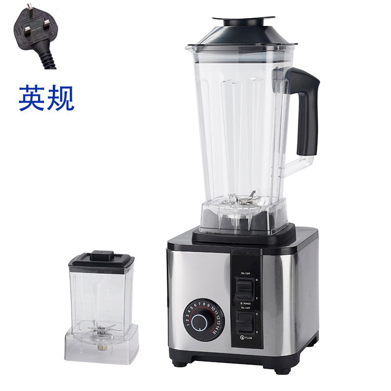 Blender commercial stainless steel high-power pure copper mixer, meat crusher, ice juicer