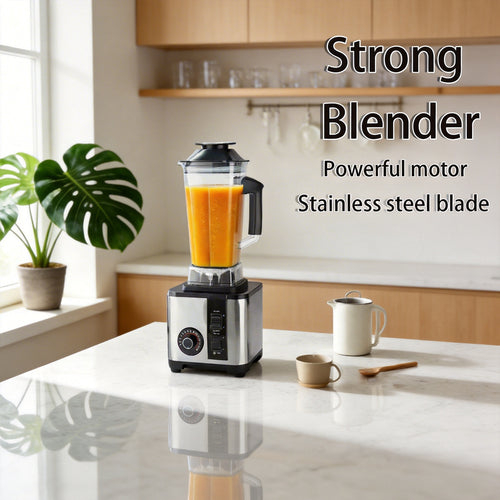 Blender commercial stainless steel high-power pure copper mixer, meat crusher, ice juicer