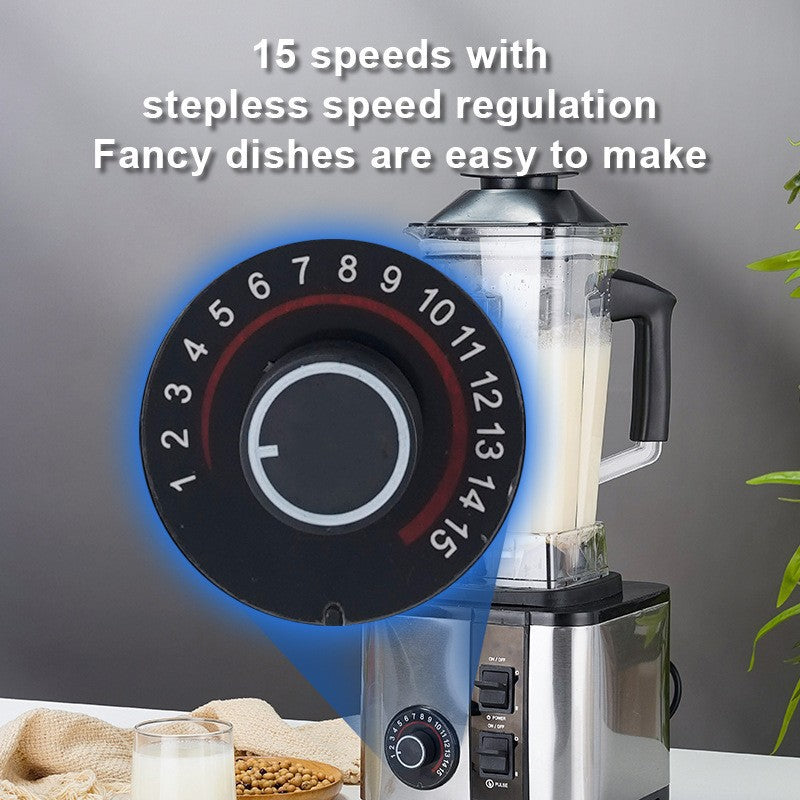 Blender commercial stainless steel high-power pure copper mixer, meat crusher, ice juicer