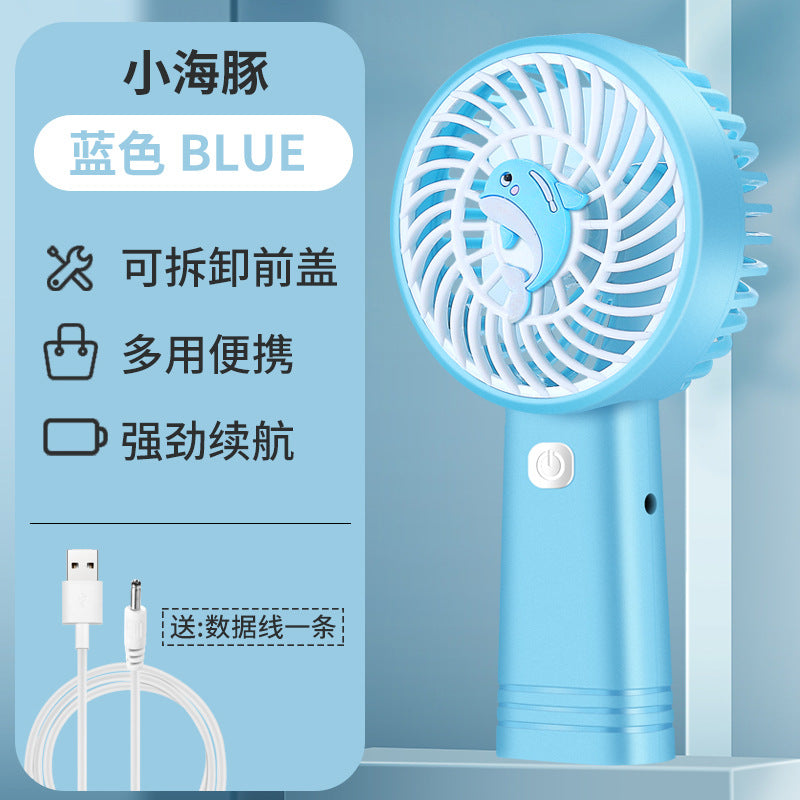 High-Speed Handheld Mini Fan with Digital Display
