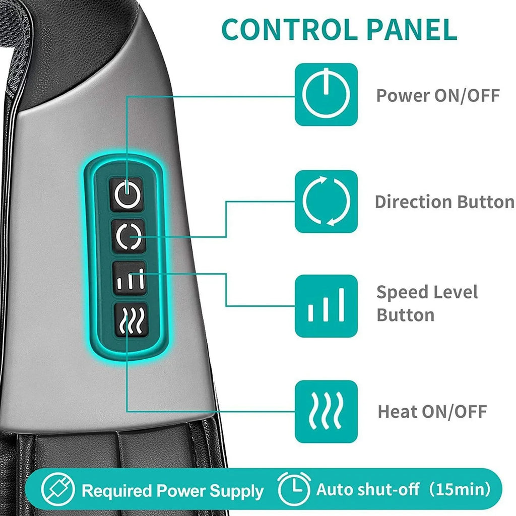 Deep kneading electric massage shawl neck massager