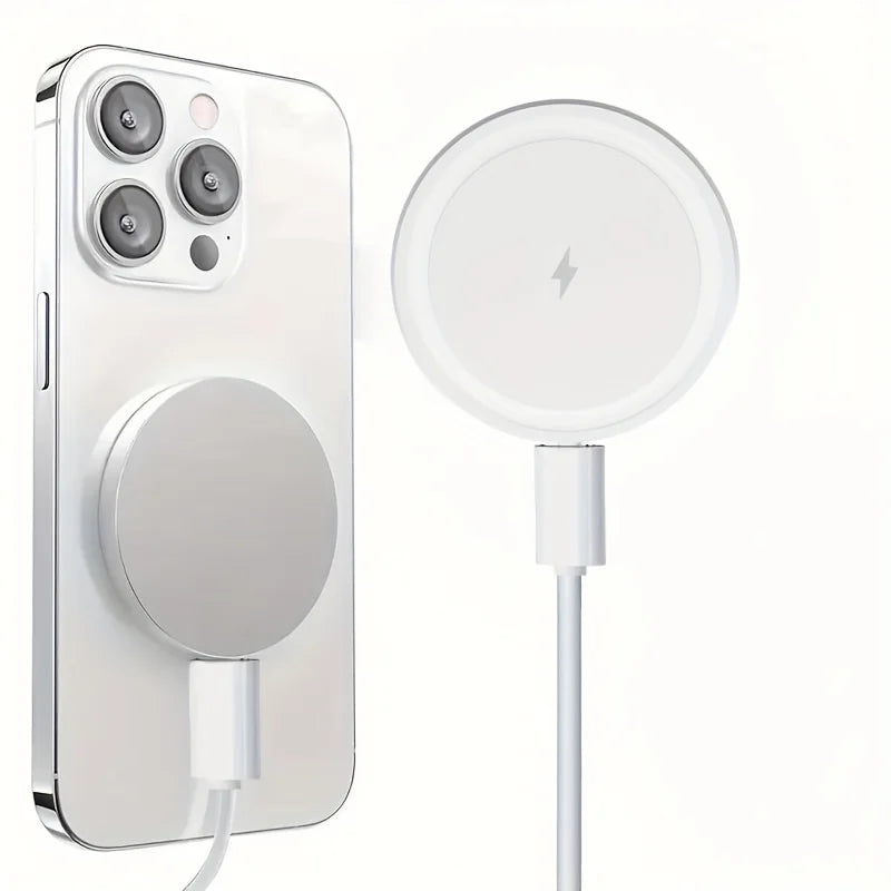 VIKEFON 15W Magnetic Wireless Charger Phone Pad For Magsafe iPhone 17-12 Pro Max Airpods 4 Pro Magnet Fast Charging Station