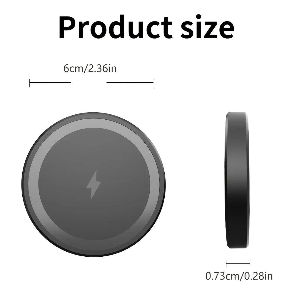VIKEFON 15W Magnetic Wireless Charger Phone Pad For Magsafe iPhone 17-12 Pro Max Airpods 4 Pro Magnet Fast Charging Station