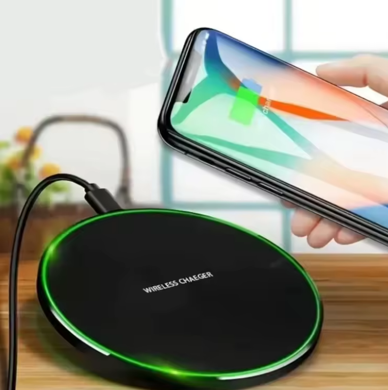 15W Wireless Charger Pad Induction Fast Wireless Charging Station