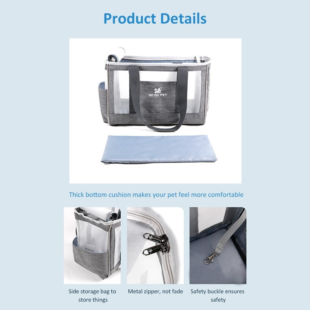 DODOPET Pet Carrier Portable Pet Cat Dog Pet Foldable Bag Up to 6KG for Travel Hiking Walking