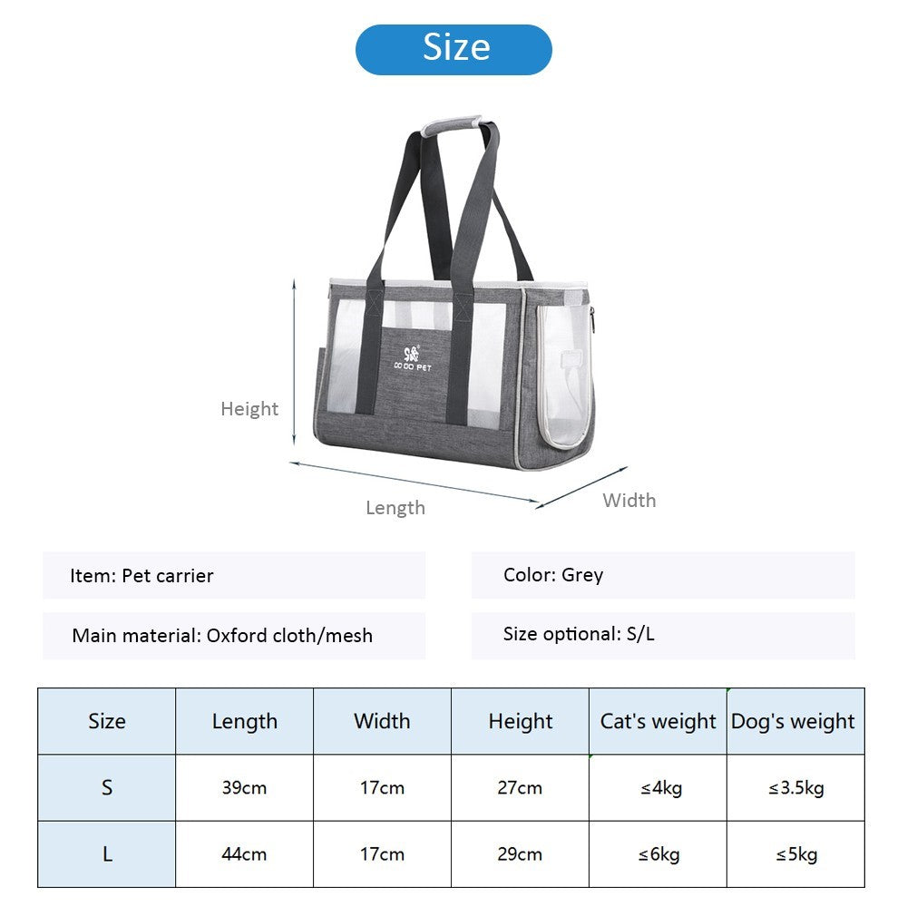 DODOPET Pet Carrier Portable Pet Cat Dog Pet Foldable Bag Up to 6KG for Travel Hiking Walking