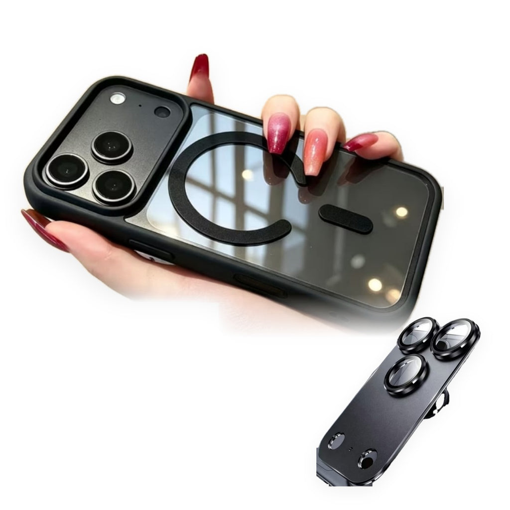 Clear Magnetic Charging Case for iPhone 17/18 Pro & Pro Max + Free Lens Protector